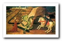 Паоло Уччелло. Битва Св. Георгия с драконом (вариант 1558)