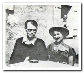 В.Ф. Ходасевич и О.Б. Марголина. 1936 г.