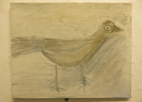 Птичка (х., м., 40х50, 2011)