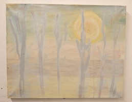 Зима. Солнце. Дерево (х., м., 40х50, 2010)